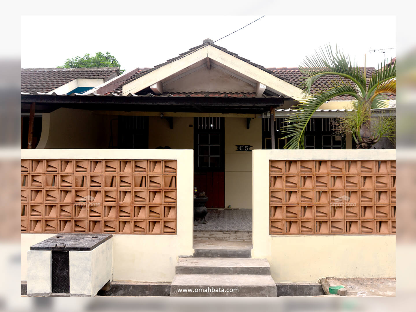 Pagar rumah roster terakota HDS Block